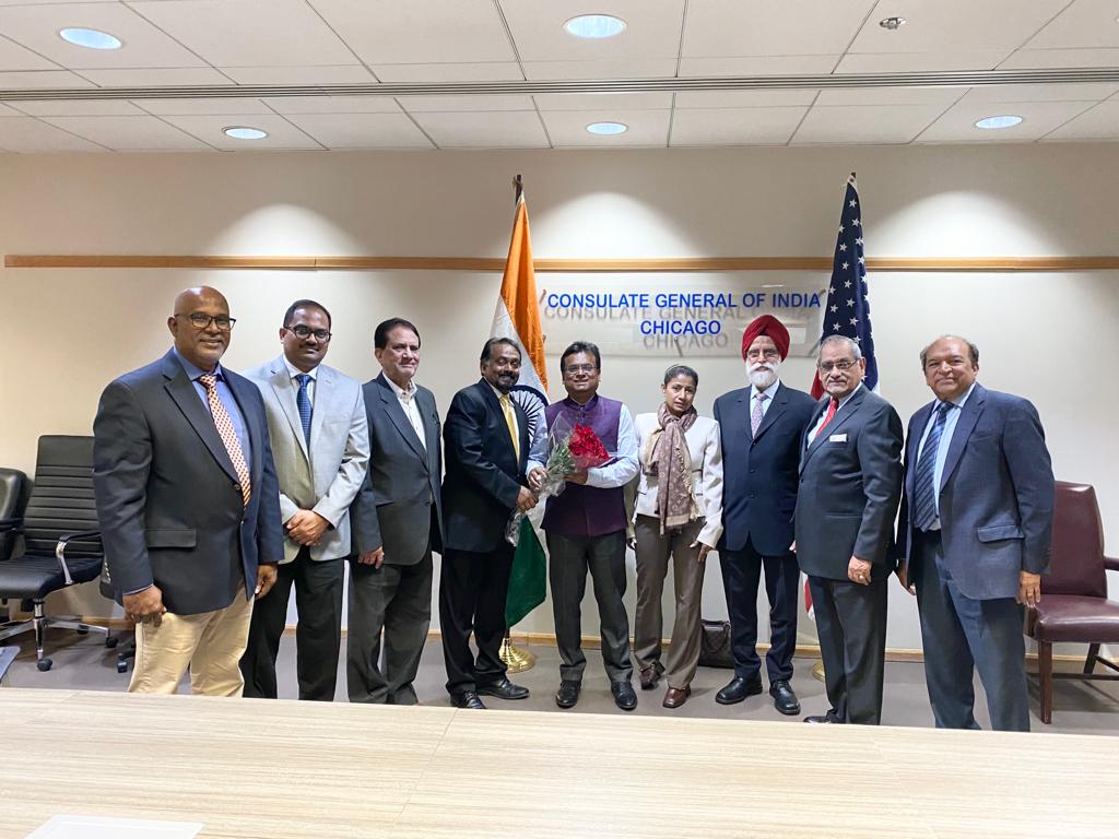 Consul General held a meeting with members of American Association of Engineers of Indian Origin (AAEIO) and discussed issues related to AAEIO's collaboration with other organizations both in the U.S. and India that can provide access towards skill development.